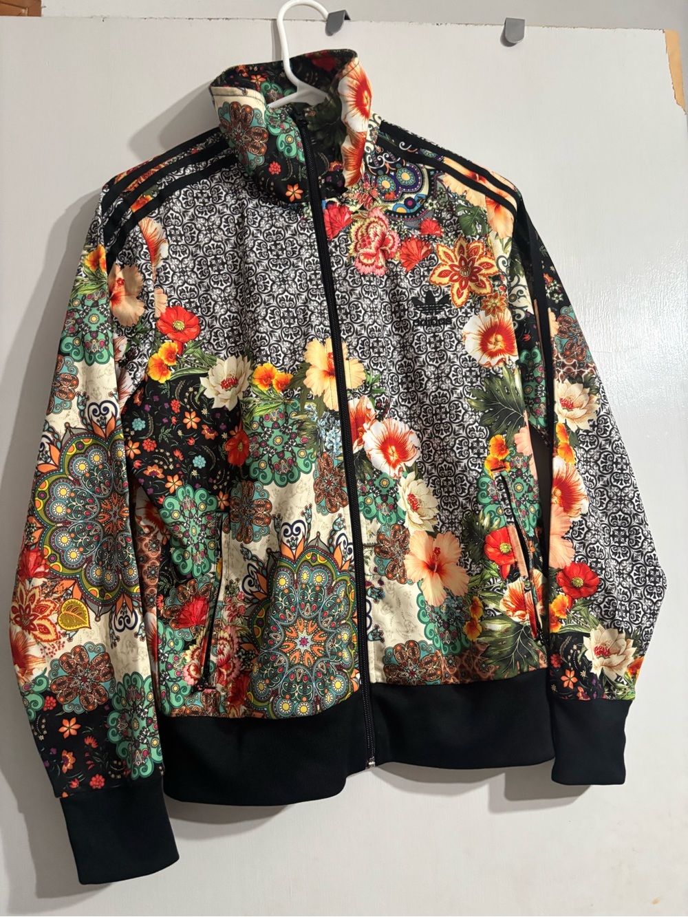 Adidas X Farm Rio collab Floral Mosaic Track Jacket - Multicolor
